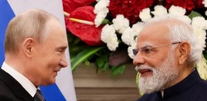 Capi di stato, Russia, India, sfondo floreale