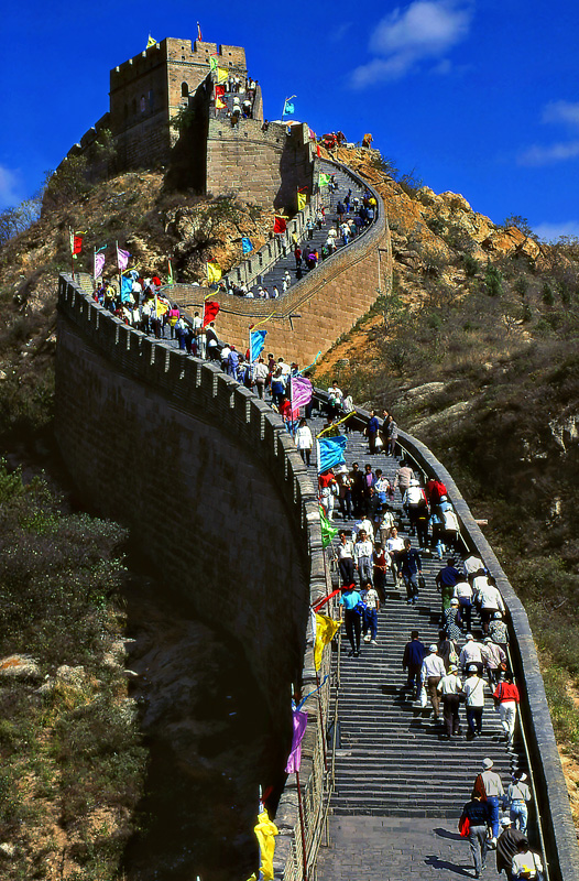 Torre di guardia della Grande Muraglia Dinastia Ming architettura - Foto Sergio Pessolano