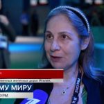Patrizia Boi intervistata dalla televisione russa